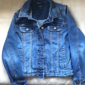 Gap Kids like-new denim jackets x2 Sz M med. wash